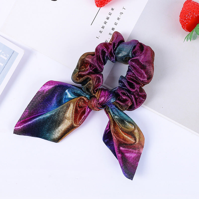 Anillo de cabello de la tela de cinta de arco al por mayor